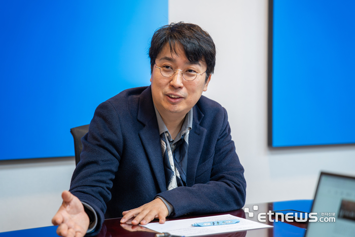 차지호 민주당 의원이 전자신문과 인터뷰하고 있다. ⓒ차지호의원실