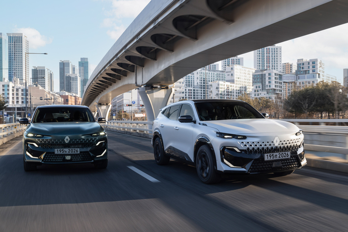 르노코리아 필랑트 주행 모습