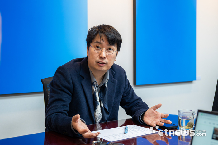 차지호 더불어민주당 의원이 전자신문과 인터뷰하고 있다. ⓒ차지호의원실