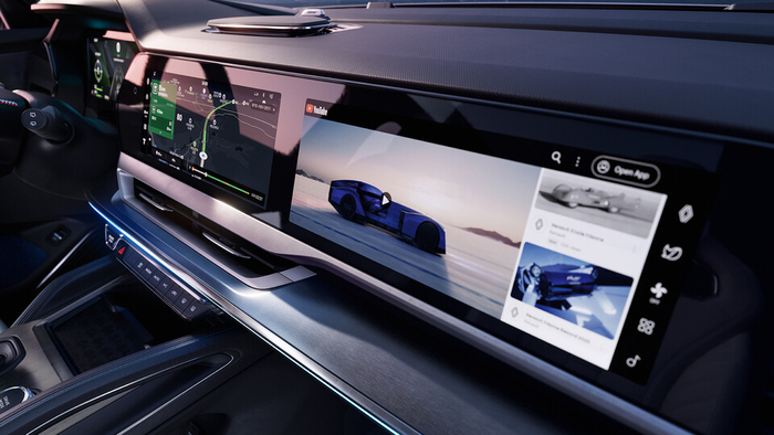 르노코리아 오픈알 파노라마 스크린