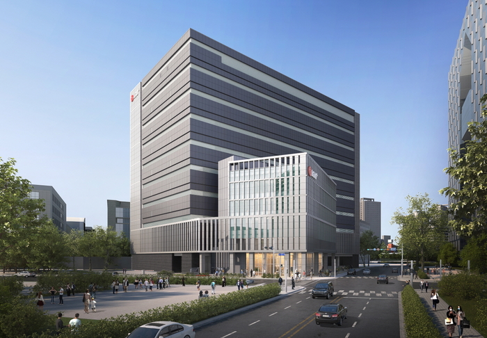 인터넷 데이터센터인 평촌2센터 투시도