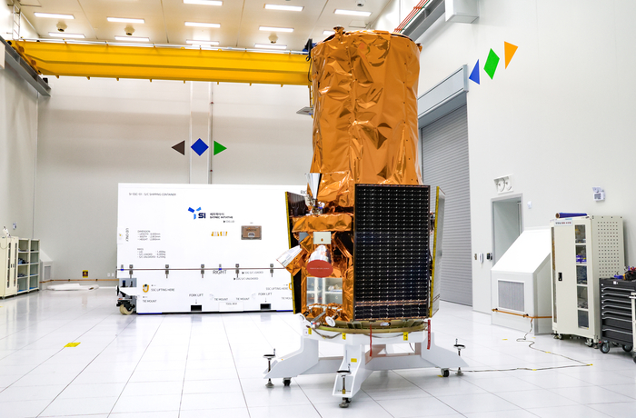 쎄트렉아이에서 자체 개발한 초고해상도 지구관측위성 SpaceEye-T. (쎄트렉아이 제공)