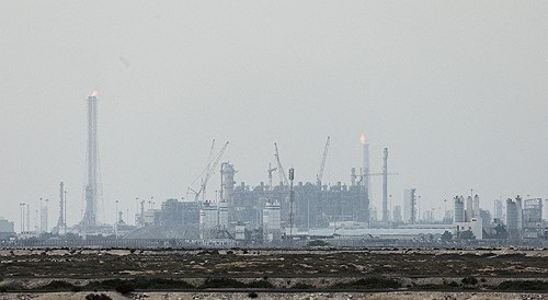 카타르 라스라판 산업도시의 액화천연가스(LNG) 생산 시설. 사진=연합뉴스