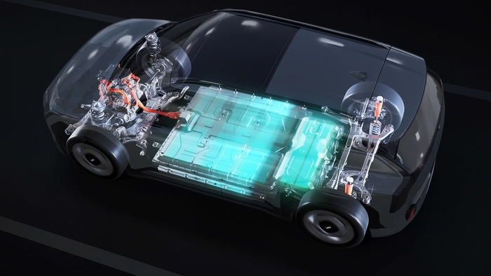EV3에 탑재된 스마트 회생 시스템 3.0이 회생 제동하는 장면 [자료:기아]