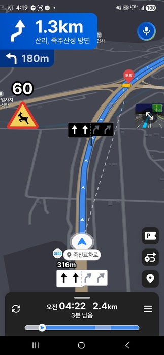 카카오내비 로드킬 다발 구간 정보 안내 시스템