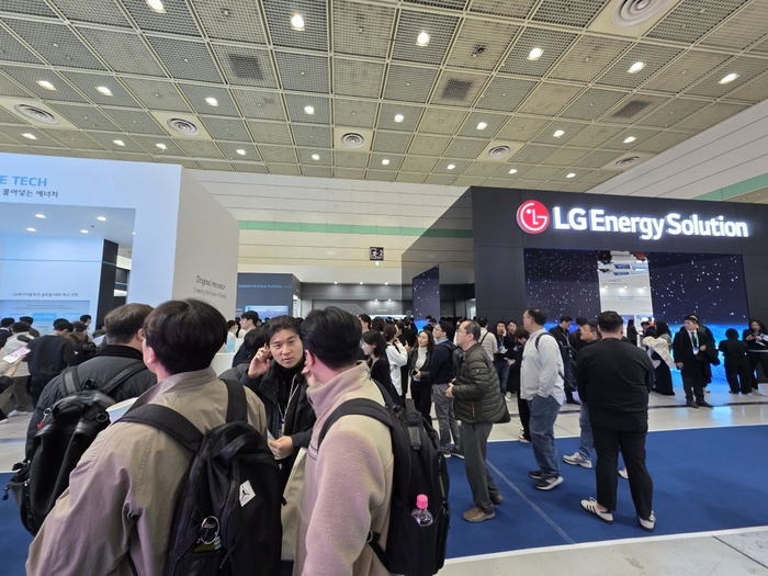 LG에너지 솔루션 부스. 사진=쿼터니언