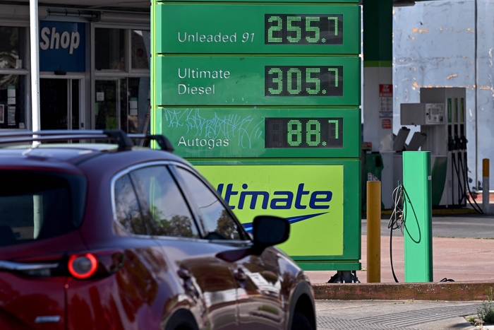 23일(현지시간) 호주 주유소. 사진=AFP 연합뉴스