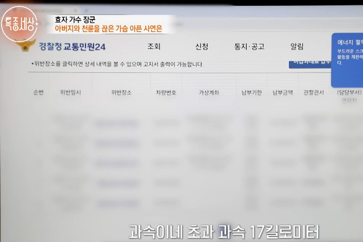 출처 : 유튜브 ‘특종세상 - 그때 그 사람’