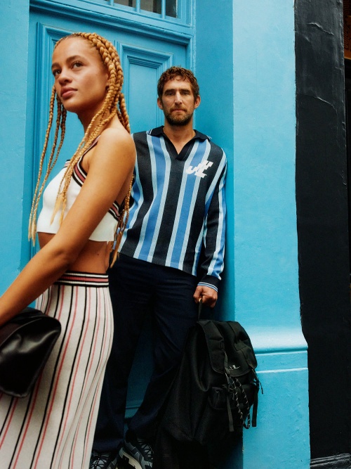 Discover the New Jay Lindberg Silas Stripe Polo Knit: Spring’s Must-Have for Trendy Men