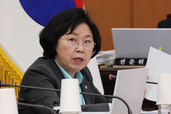 ▲Kim Hyun, a lawmaker for South Korea’s Democratic Party and chair of the party’s Public Communication Committee ⓒYonhap News