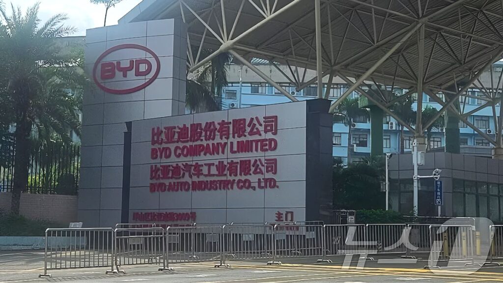 &nbsp;  Chinese cars using Nvidia Corporation\'s autonomous-driving technology / Source: News1