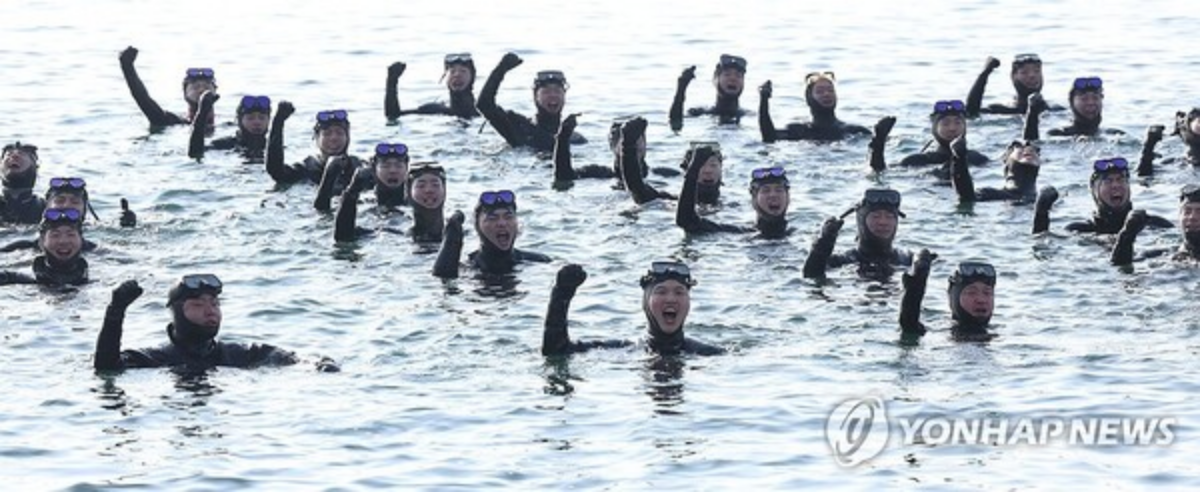 &nbsp;  Naval Special Warfare Group — Naval Search and Rescue Unit (SSU) / Source: Yonhap News Agency