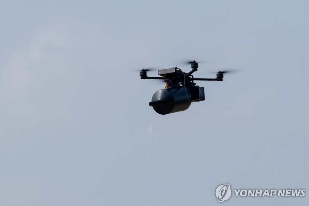 &nbsp;   Fiber-optic drone / Source: Yonhap News