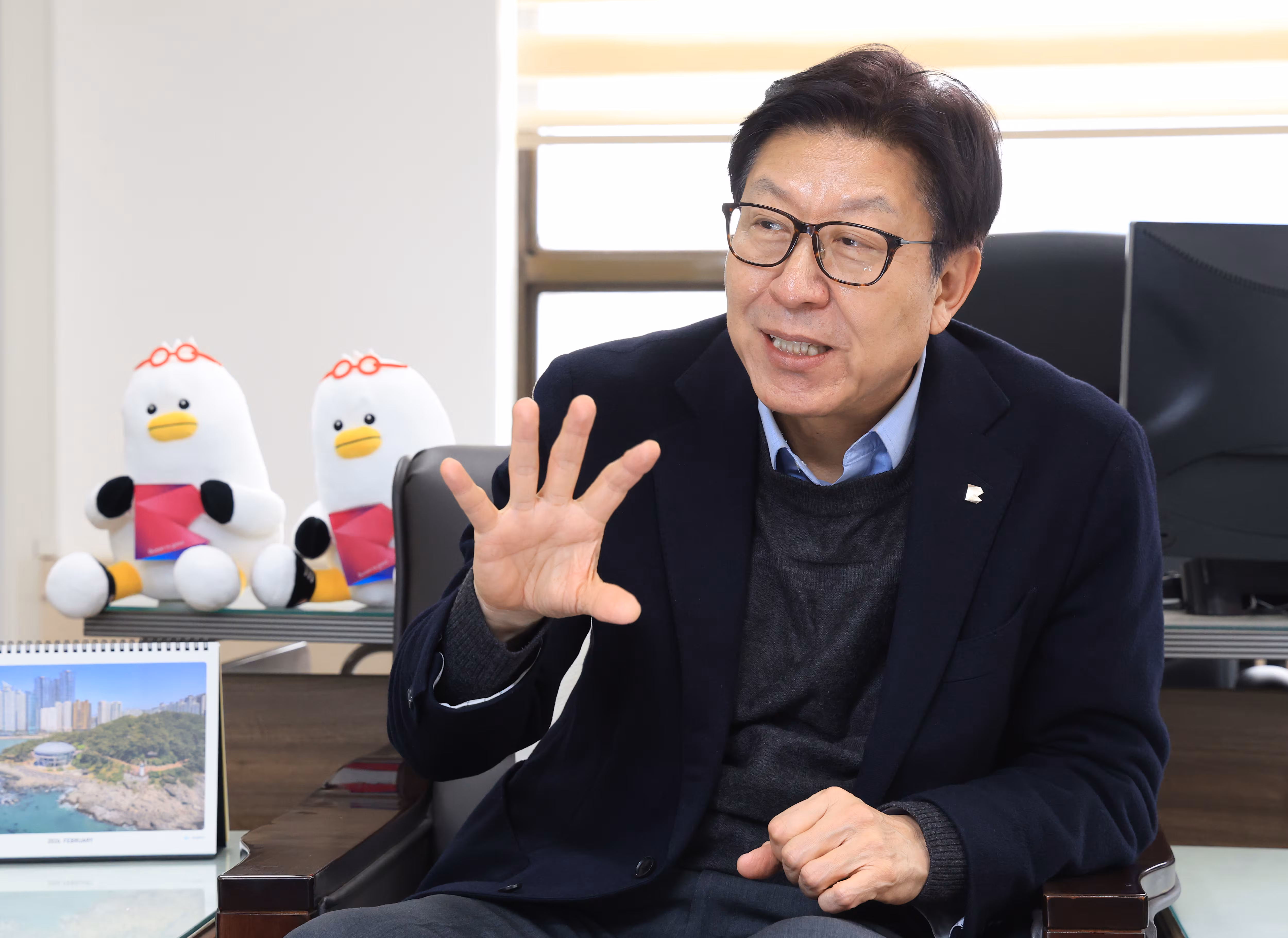 박형준 부산시장이 5일 오후 서울 여의도 서울본부에서 조선비즈와 인터뷰를 하고 있다. /박성원 기자