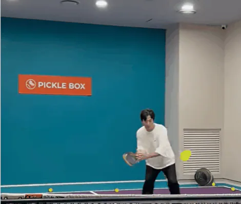 배우 정준호가 피클볼을 즐기고 있는 모습. /인스타그램 캡처