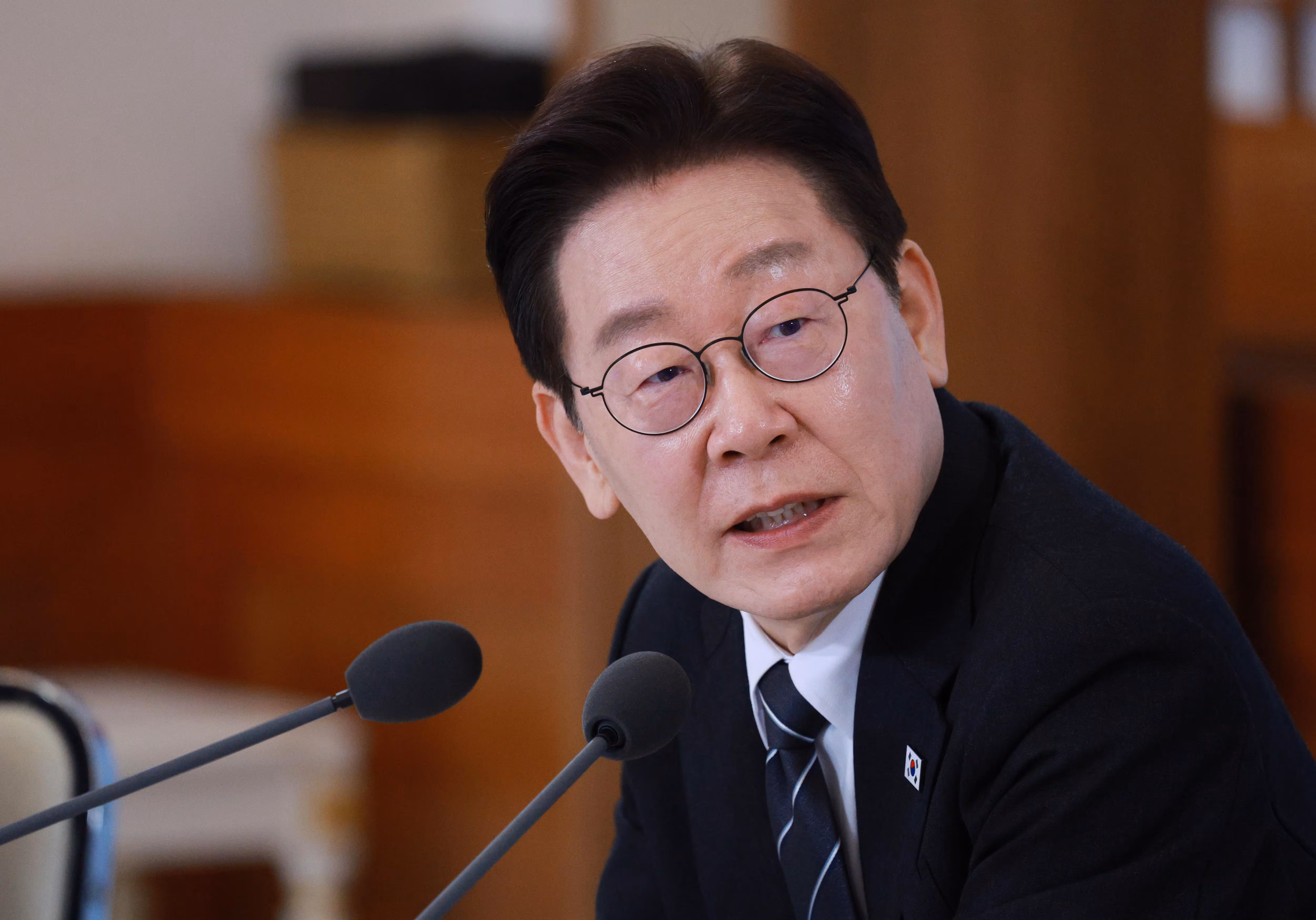 이재명 대통령이 10일 청와대에서 열린 '상생을 실천하는 기업인과의 대화'에서 발언하고 있다. /연합뉴스