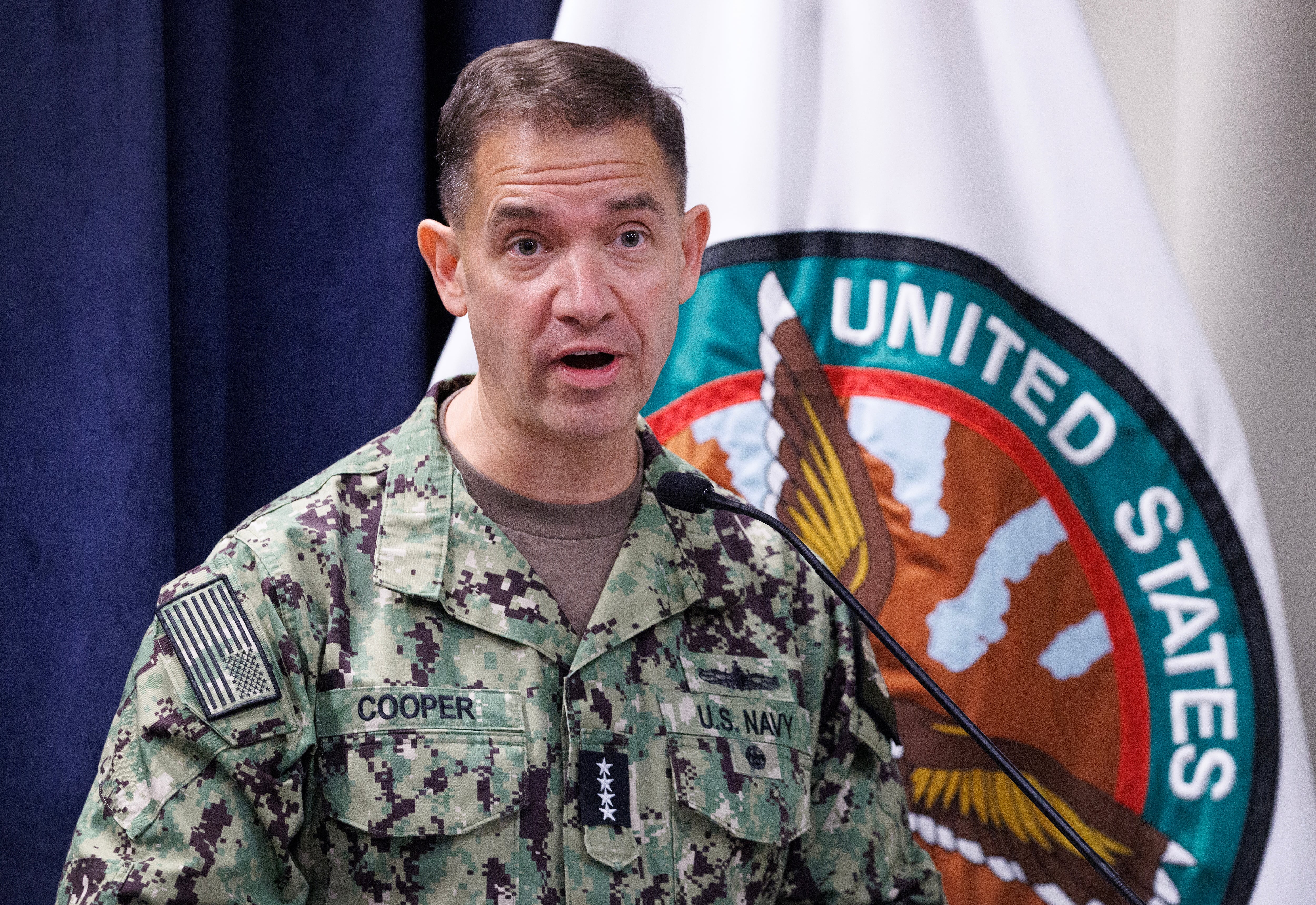 브래드 쿠퍼 미 중부사령관 / EPA=연합