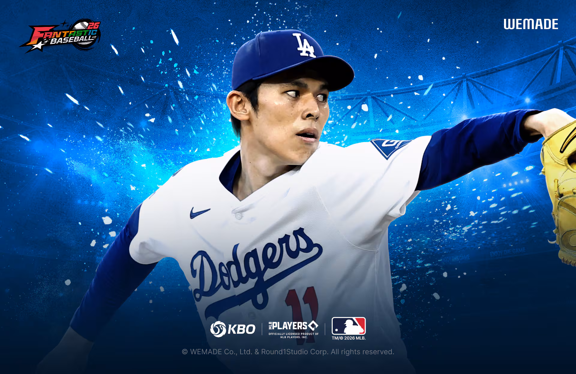 위메이드가 판타스틱 베이스볼 홍보 모델로 사사키 로키를 선정했다./위메이드 제공