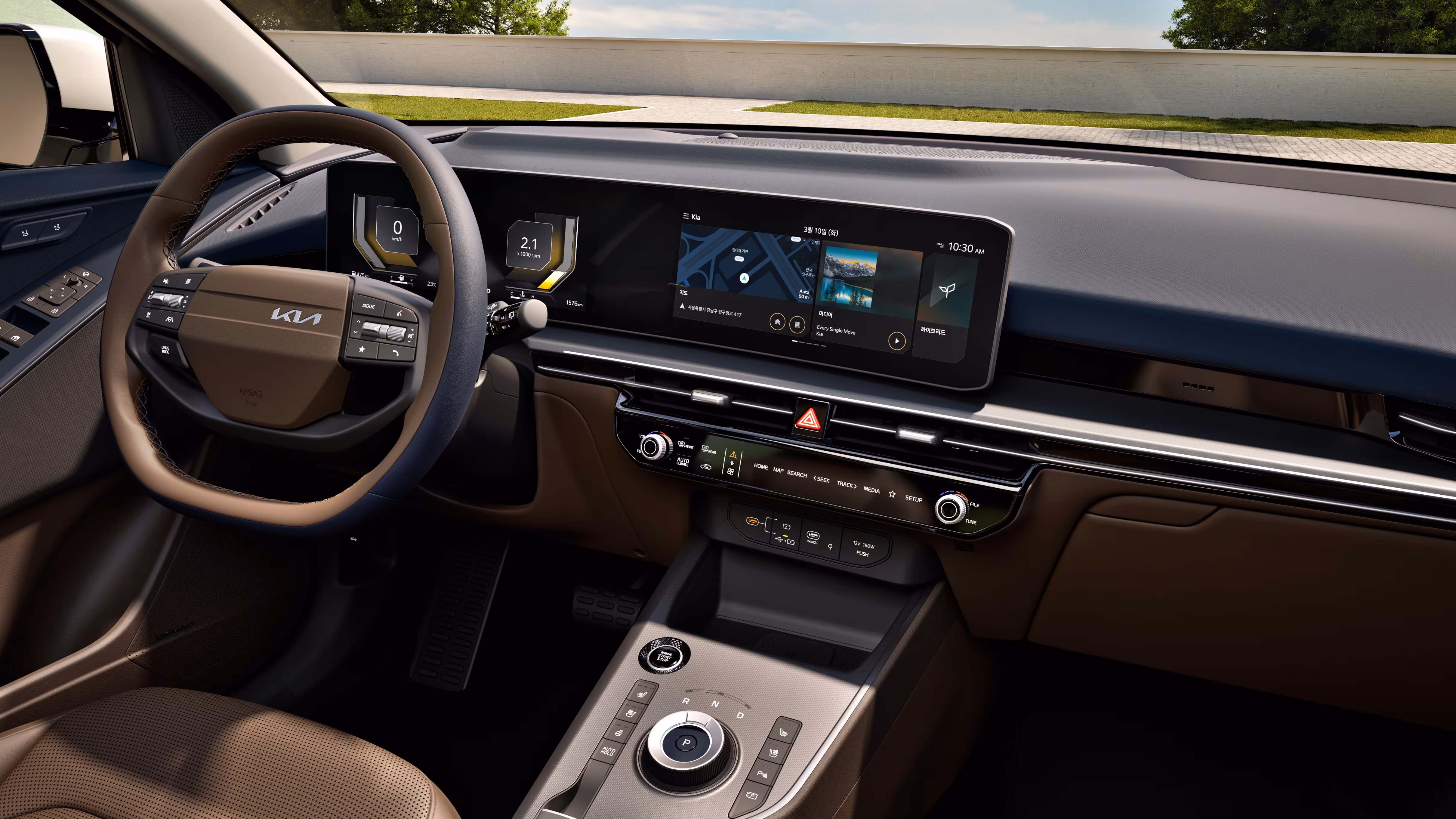 Interior photo of the Kia The New Niro. / Provided by Kia