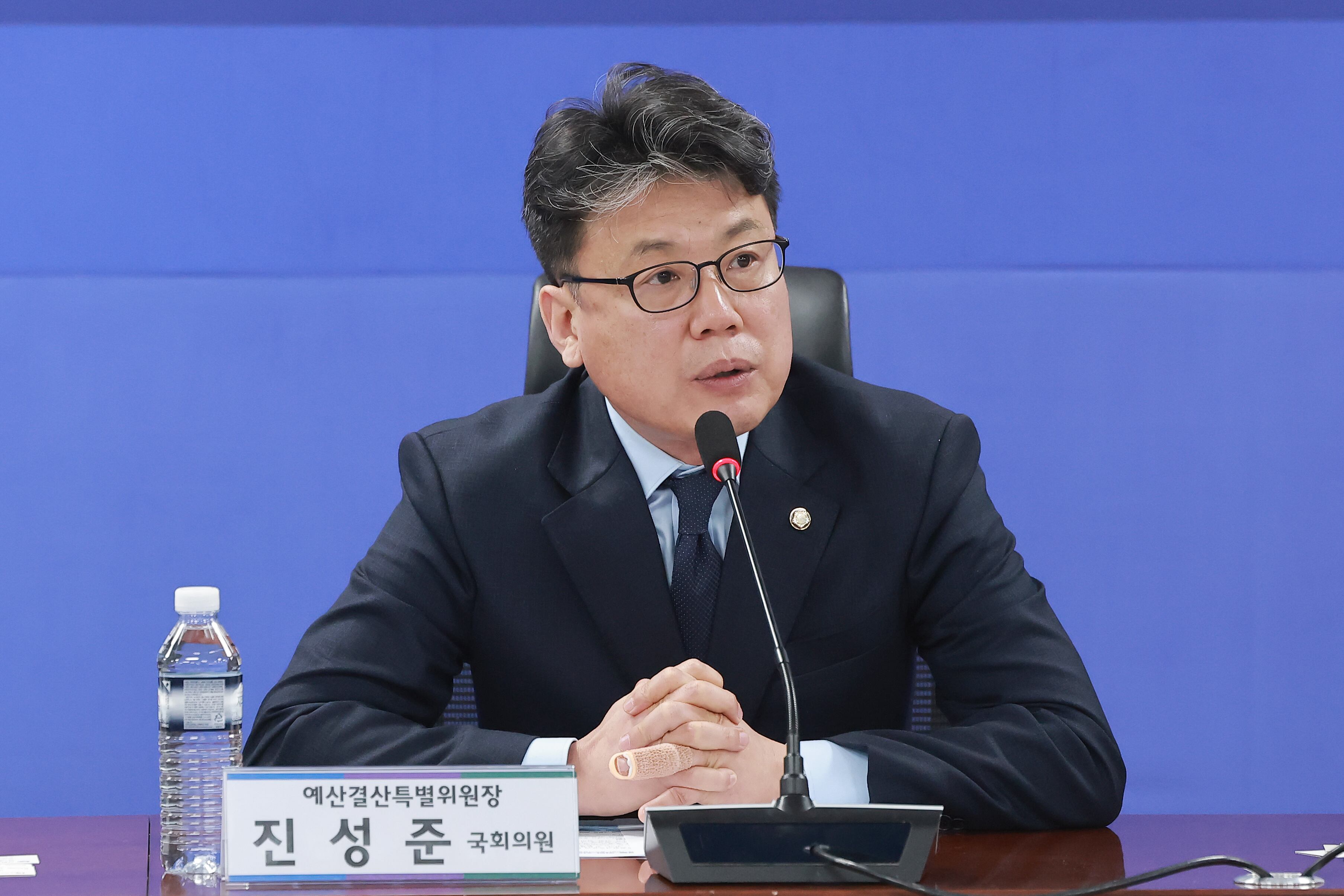 국회 예산결산특별위원장인 더불어민주당 진성준 의원./연합뉴스