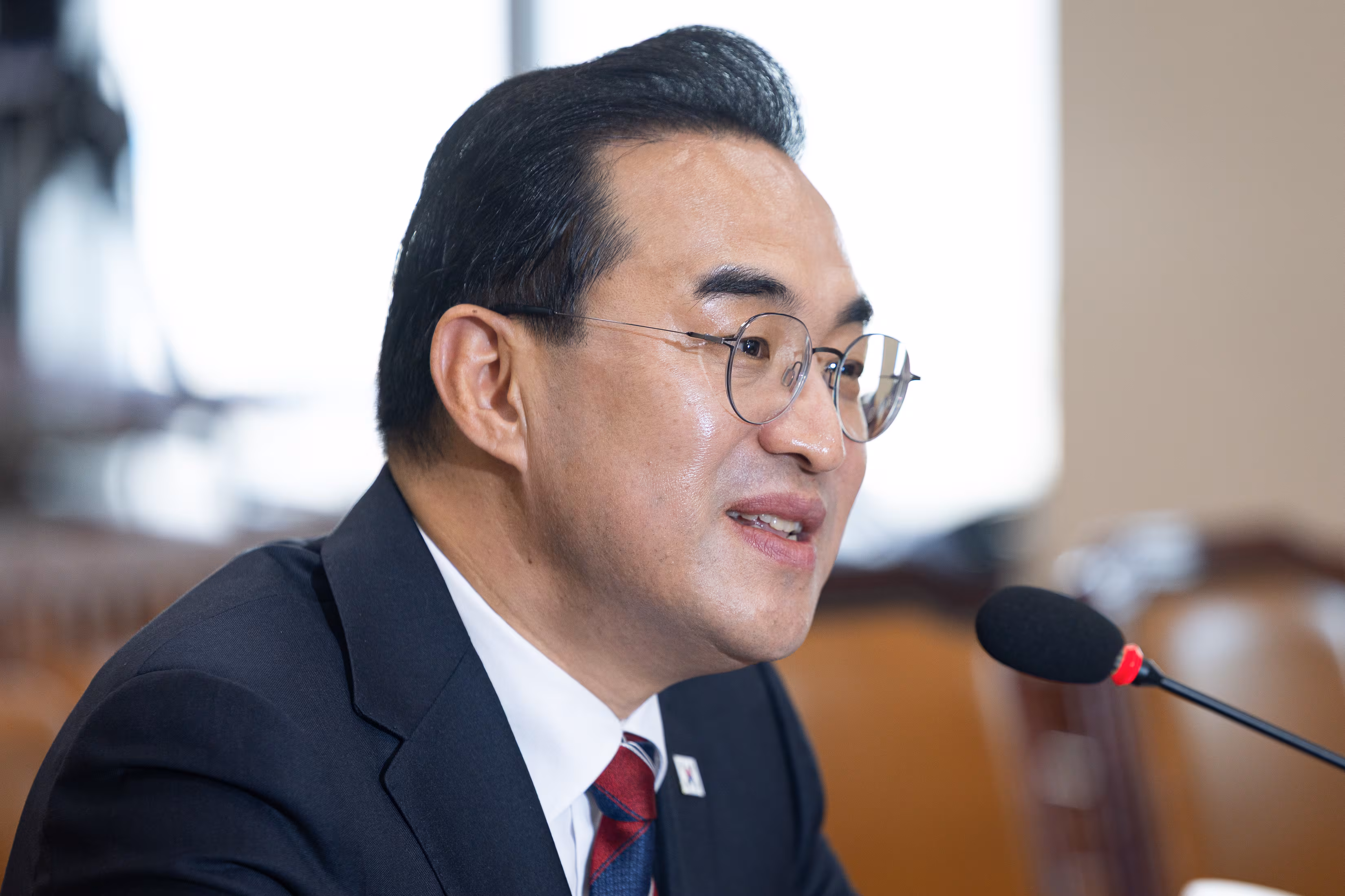 박홍근 기획예산처 장관 후보자가 23일 서울 여의도 국회에서 열린 인사청문회에 출석해 의원 질의에 답하고 있다. /뉴스1