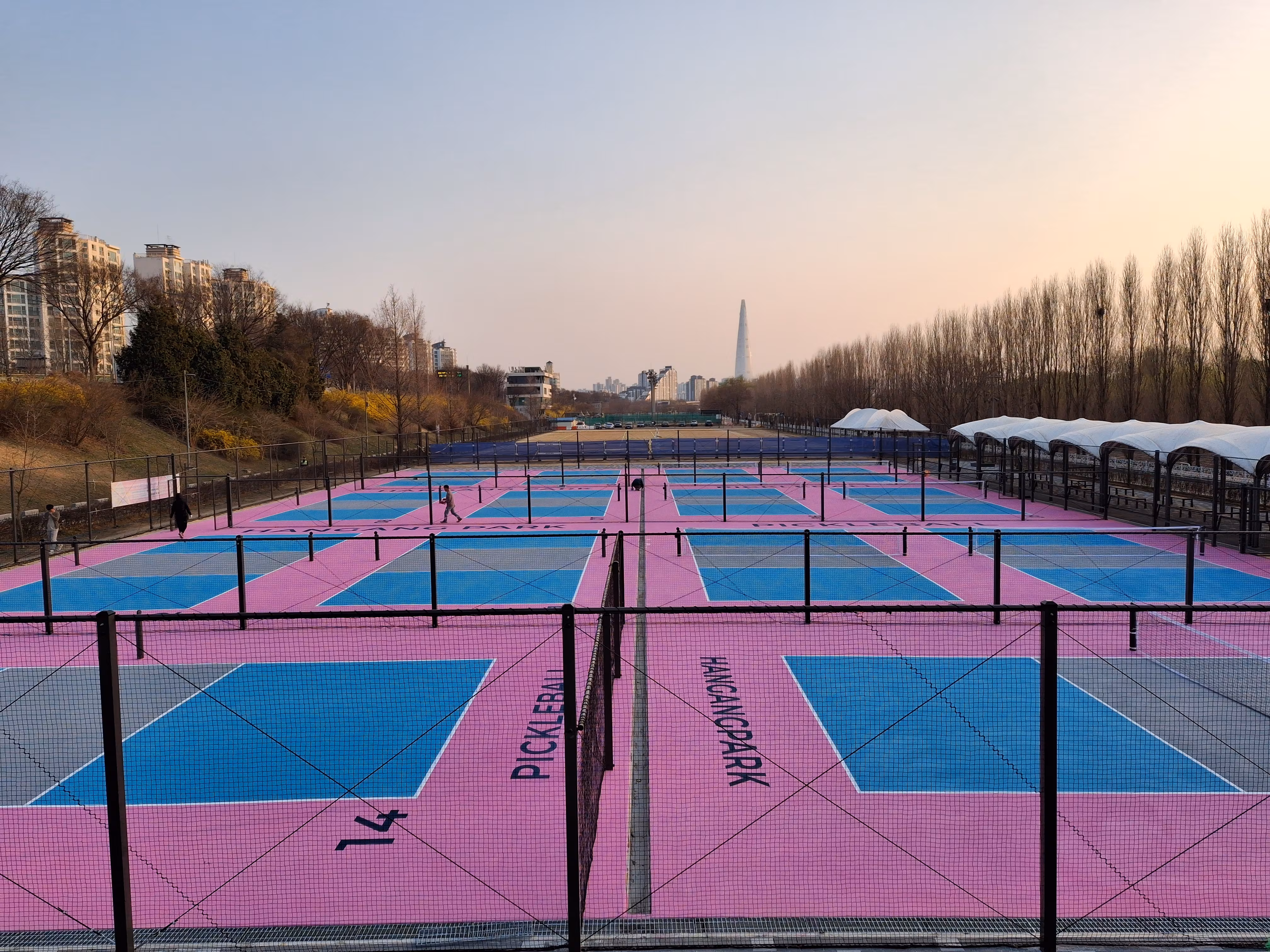 서울 강동구 암사동 한강공원 광나루 피클볼장. /서울시 미래한강본부 제공