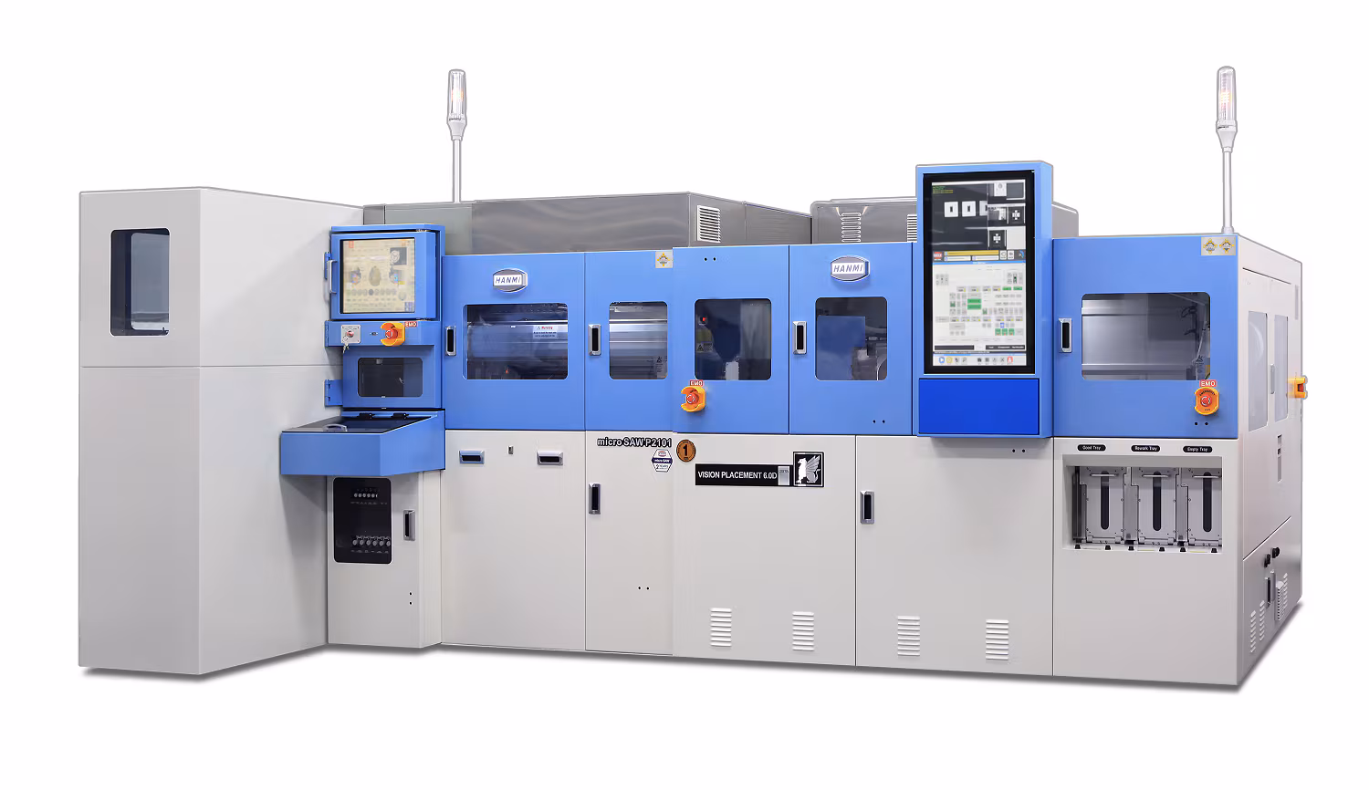 한미반도체, 7세대 마이크로 쏘 & 비전 플레이스먼트 6.0 그리핀. /한미반도체 제공