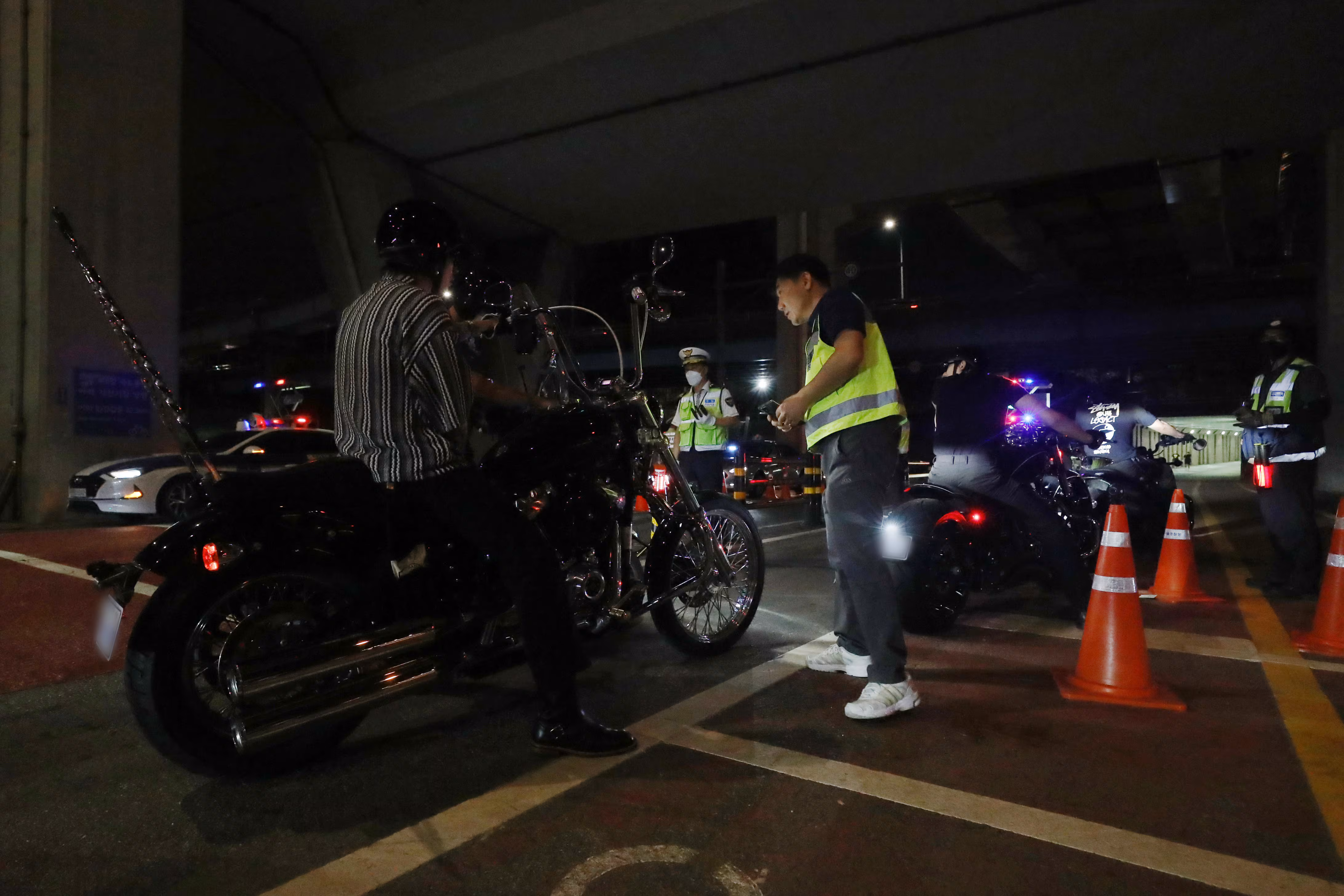 서울경찰청이 폭주족 특별단속을 실시하고 있다. /뉴스1