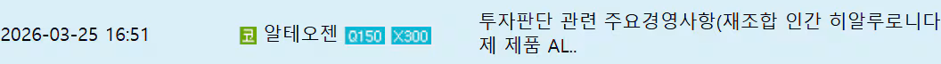 알테오젠은 지난 25일 코스닥 장 마감 후 바이오젠과 계약 사실을 공시했다./한국거래소