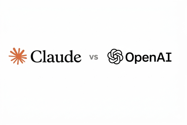 앤트로픽의 클로드(왼쪽), 오픈AI의 챗GPT 로고. / 각 사