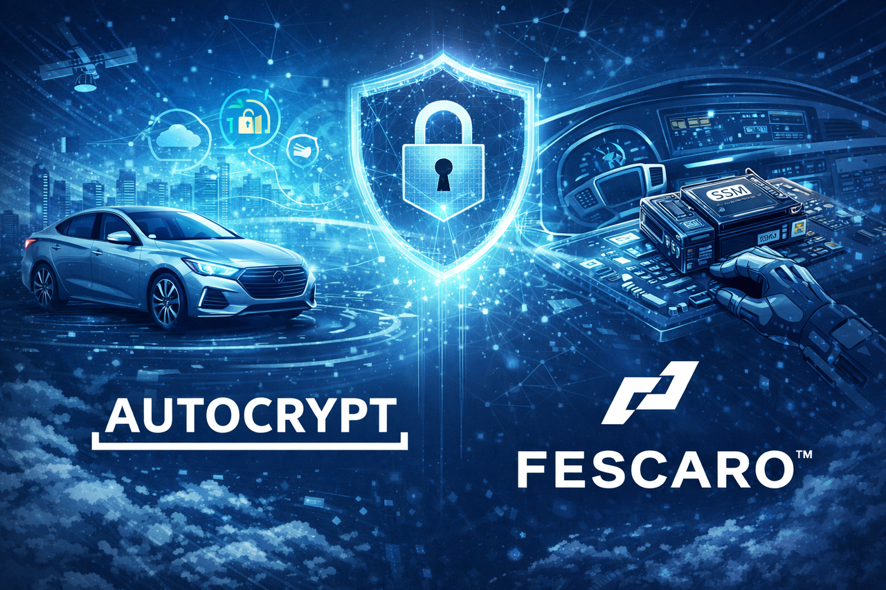 자동차 보안 분야에서 입지를 다지고 있는 국내 기업으로 아우토크립트와 페스카로가 있다. / 챗GPT 생성