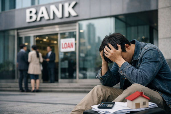 시중은행의 고정금리형 주택담보대출 금리 상단이 6.66%까지 올랐다/생성형 AI로 만든 이미지
