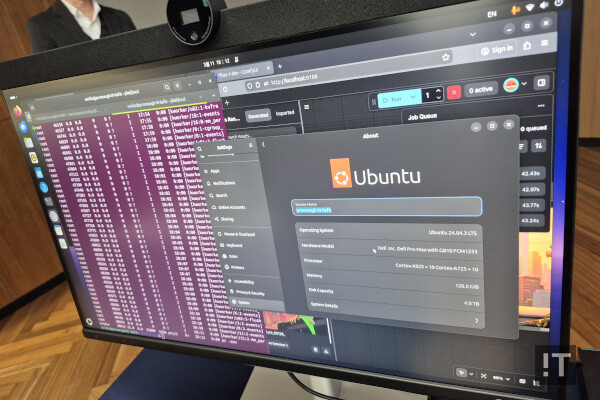 델 프로 맥스 위드 GB10에는 우분투 기반의 DGX OS가 사용된다. / 권용만 기자