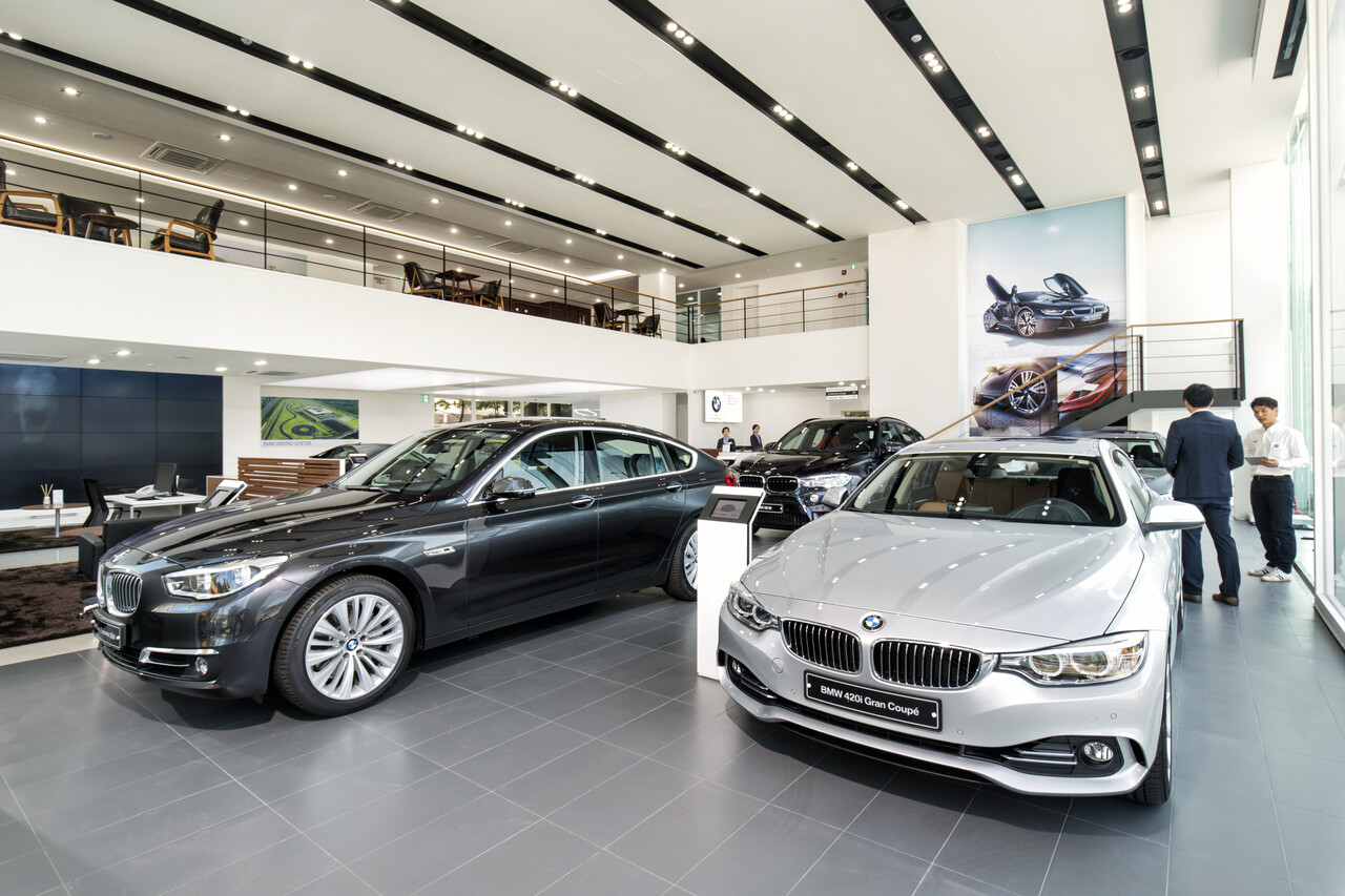 BMW 전시장 내부. / BMW코리아