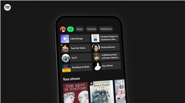 스포티파이 앱 구동 화면. / 스포티파이