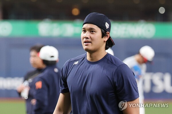 일본 야구 대표팀 오타니 쇼헤이 ©연합뉴스