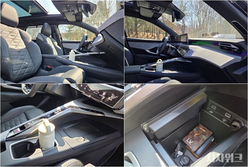 &nbsp;   The front cabin includes an extra covered storage area, handy for wallets and small items. / Photo by Je Gal-min