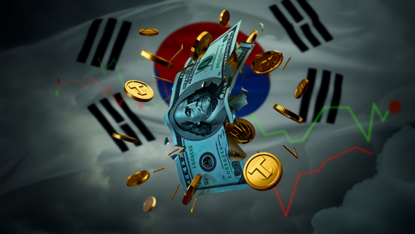 원·달러 환율 급등 속 USDT가 달러보다 싸게 거래되는 이례적 현상이 나타났다. [사진: Reve AI]