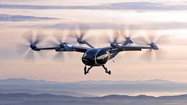 조비의 전기 수직이착륙(eVSTOL) 에어택시 [사진: 조비 에비에이션]