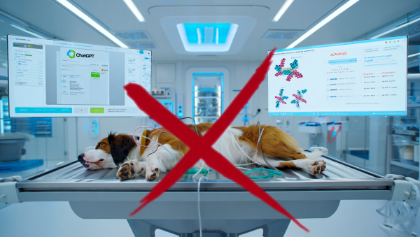 AI가 반려견의 암을 치료했다는 주장은 과장된 것이라는 지적이 나왔다. [사진: Reve AI]