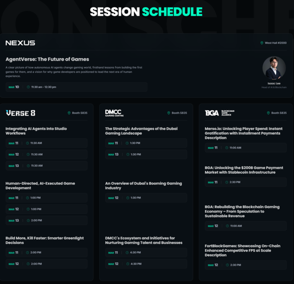 넥써쓰가 GDC 2026에서 파트너사 세션 프로그램을 통해 온체인 게임 플랫폼 '크로쓰' 생태계 협력 방향을 발표한다고 4일 밝혔다. [사진: 넥써쓰]