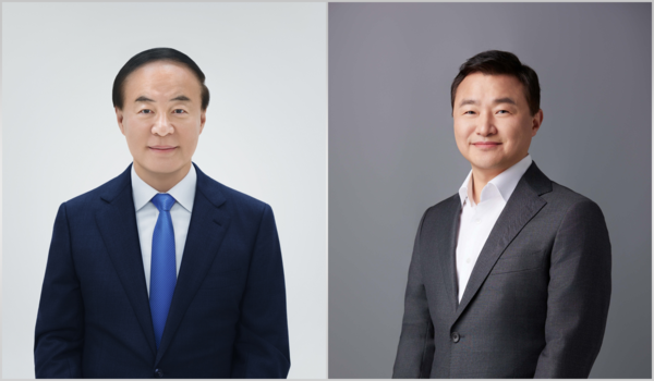 (왼쪽부터) 전영현 삼성전자 대표이사 부회장, 노태문 삼성전자 대표이사 사장 [사진: 삼성전자]