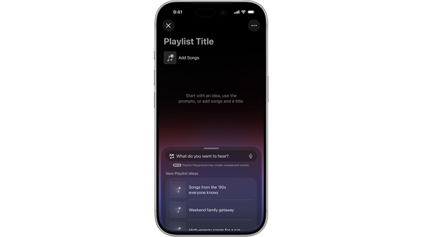플레이리스트 플레이그라운드의 완성도 문제가 제기됐다. [사진: 애플]