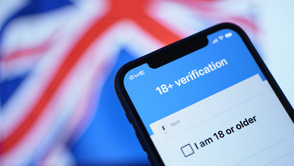 영국의 아이폰 이용자들이 성인 인증을 해야하는 절차가 도입됐다. [사진: Reve AI]