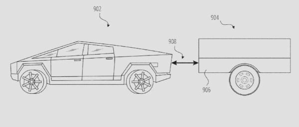 테슬라가 사이버트럭의 주행거리 확장을 위한 듀얼 배터리 시스템 특허를 출원했다. [사진: 미국 특허상표청]