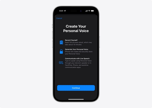 iOS 26에서 개인 음성 기능이 업그레이드 됐다. [사진: 애플]