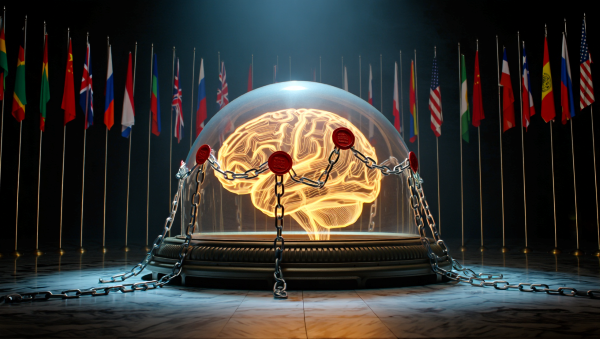 인간을 능가하는 AI 초지능 개발을 전 세계적으로 금지해야 한다는 주장이 나왔다. [사진: Reve AI]