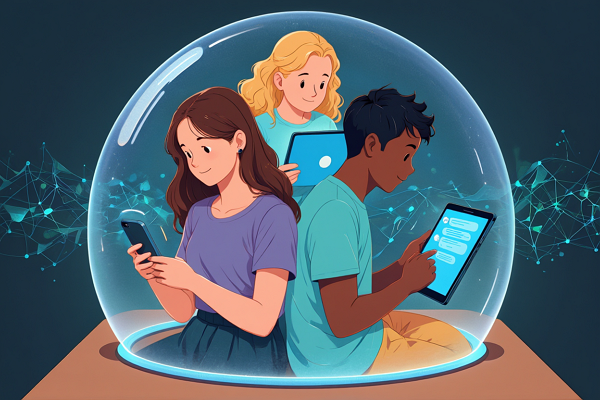 부모와 청소년 간 AI 인식이 다소 차이가 있는 것으로 드러났다. [사진: Reve AI]