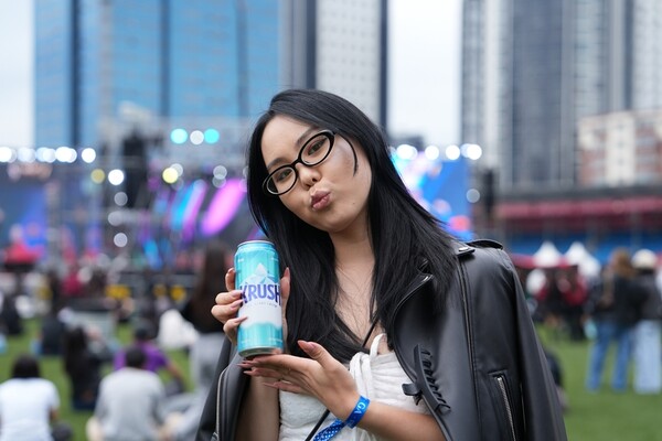 몽골에서 열린 페스티벌 사진. [가진: 롯데칠성음료]