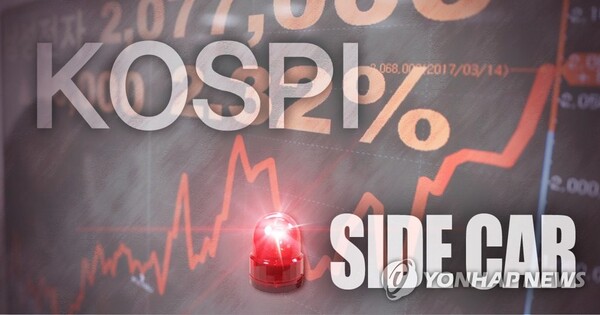 코스피 사이드카 발동(PG) [사진: 연합뉴스]
